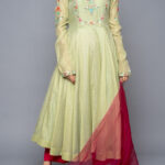 Mint Green Chanderi Silk Suit Set